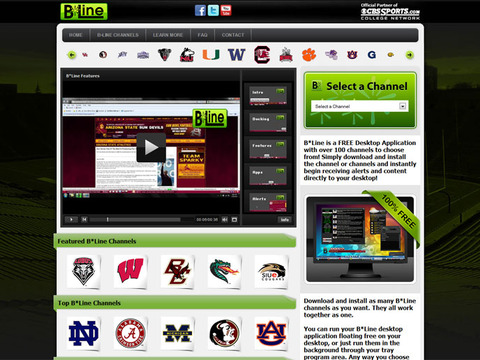 BLineApps.com for CBS College Sports